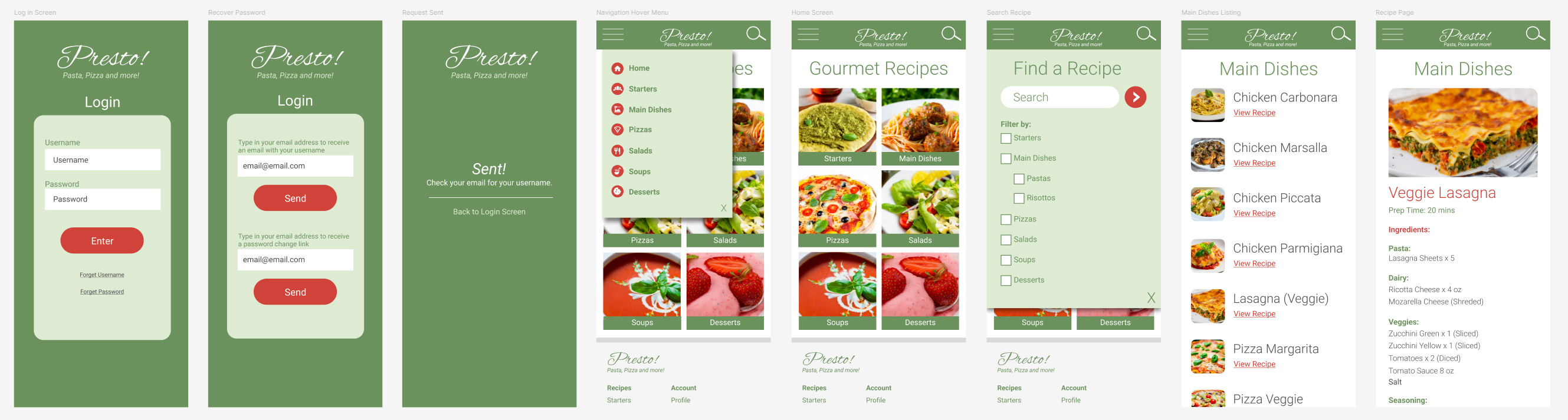 Mockups